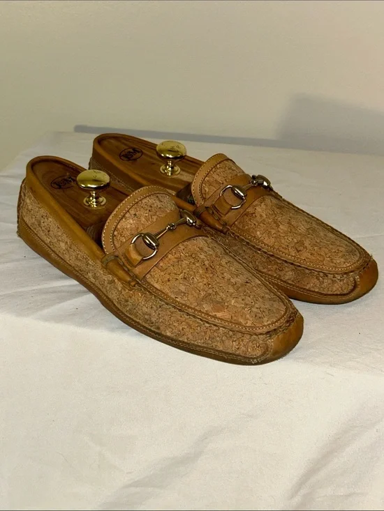 Martin Dingman Cork Horse Bit Loafer