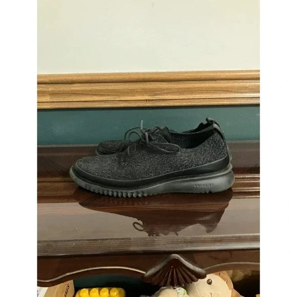 Cole Haan Men's Zerogrand Black Stitchlite Oxford Knit Shoes C28383 Size 7M