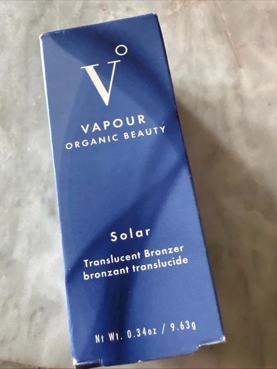 AS IS New Vapour Organic Beauty Solar Translucent Bronzer Simmer 222 NEW IN BOX