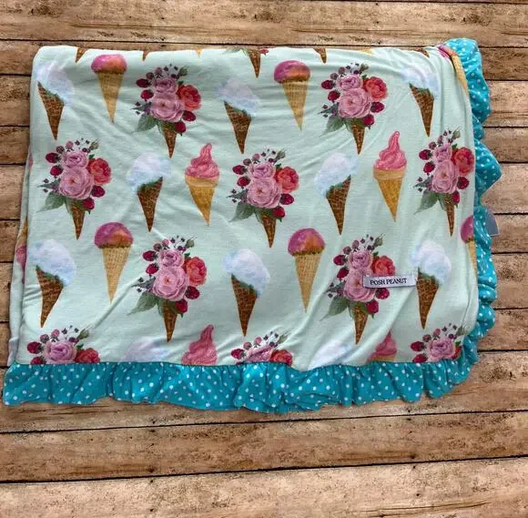 Posh Peanut Sophia Bamboo Luxe Patoo Blanket 60x40
