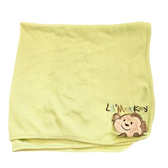 Just Born Green Baby Blanket 