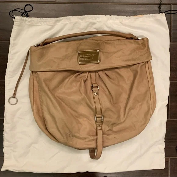 Marc by Marc Jacobs Dr Q Lil Riz Leather Hobo Bag