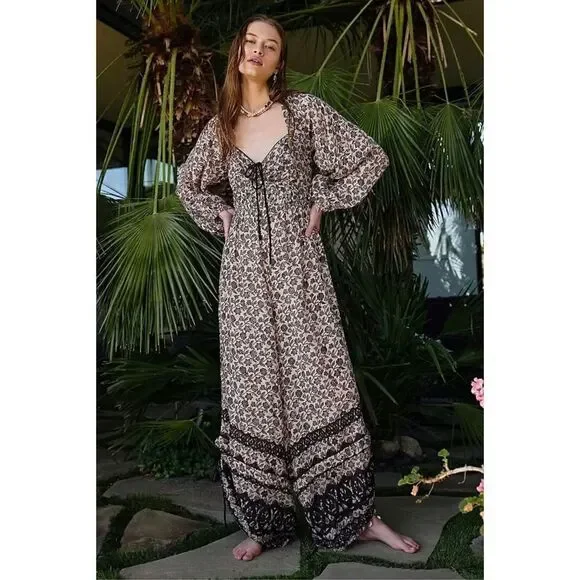 Free People Forever Timeless Soulmate Jumpsuit size M