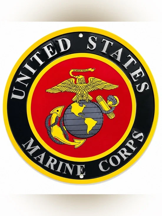 NEW United States Marine Corps Metal Sign