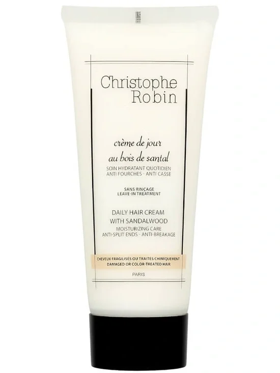 Christophe Robin Daily Hair Cream with Sandalwood — White