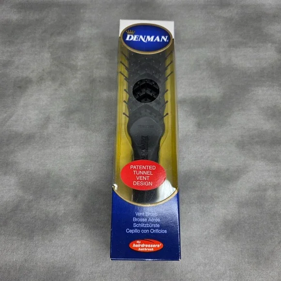 DENMAN‎ # D100T Vent Hair Brush Detangling/Add Volume Ball Tip Bristles