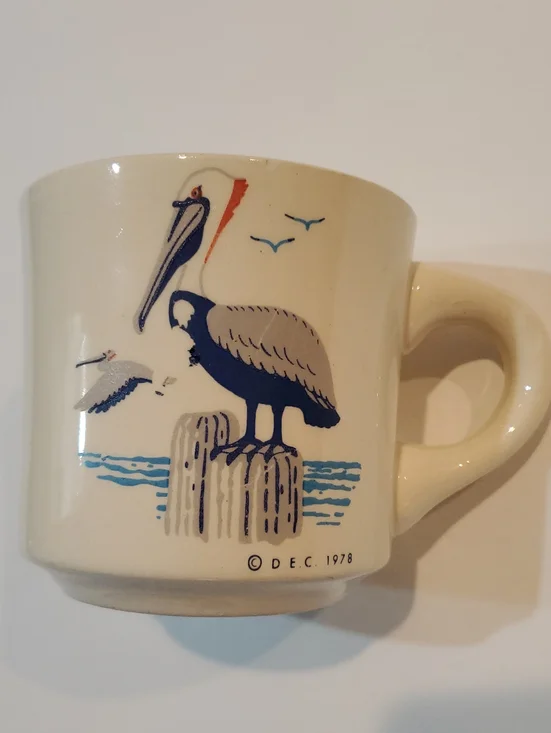 Pelican Mug 1978 9oz Cream Off White
