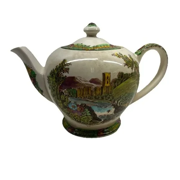 Vintage Sadler Abbey Falls Teapot Circa 1940s Estate Find‎