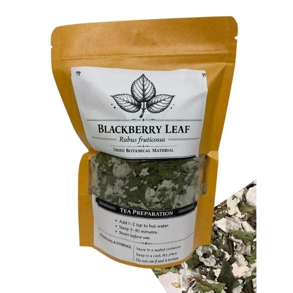 Blackberry Leaf Herbal Tea | Loose Leaf Caffeine-Free Herbal Infusion