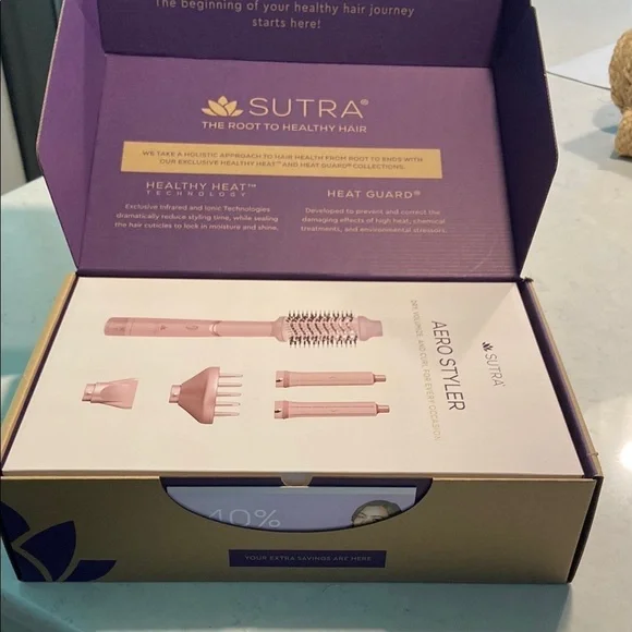 Sutra Aero Styler Hair Tool Set NEW in Rose Gold