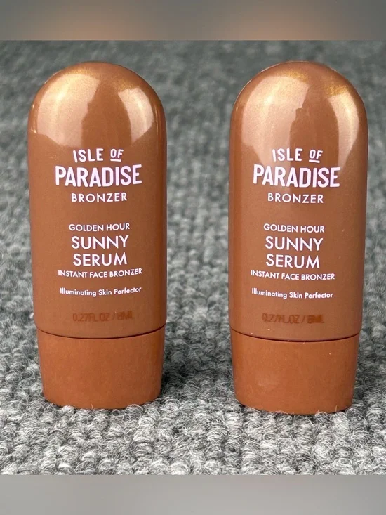 TWO Isle of Paradise Sunny Serum Instant Face Bronzer Golden Hour 8ml Travel