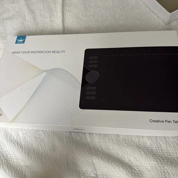 Huion HS610 Drawing Tablet with Stylus, Nibs and Cable