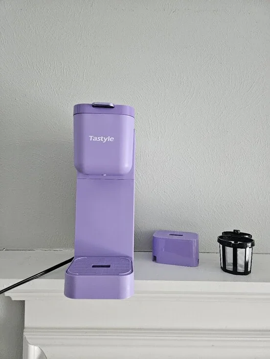 NWOT Tastyle Any Brew Mini Single Serve Coffee Maker- Purple