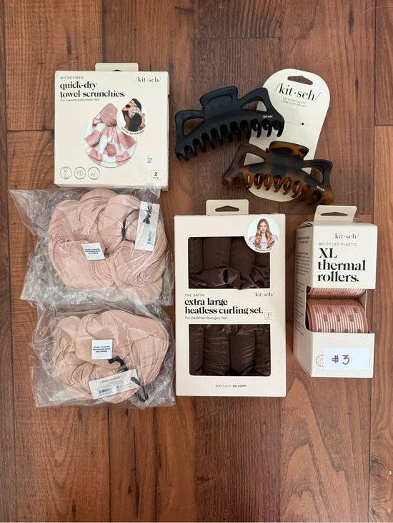 Kitsch Bundle - Curling, Scrunchies and Claw Clips
