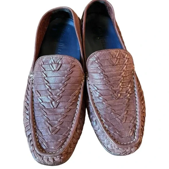 Cole Haan Nike Air Tremont Venetian Brown Leather Loafers Shoes 9.5