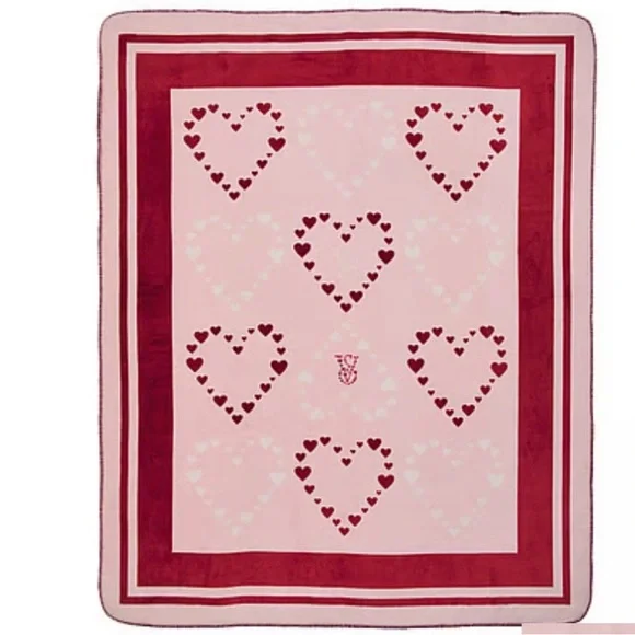 NEW Victoria's Secret Pink Plush Throw Blanket