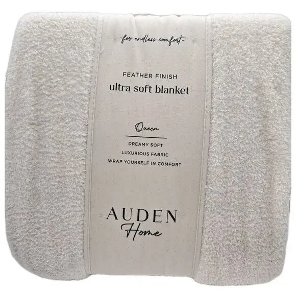 Auden Home Queen Dreamy Ultra Soft Feather Finish Blanket 90x90