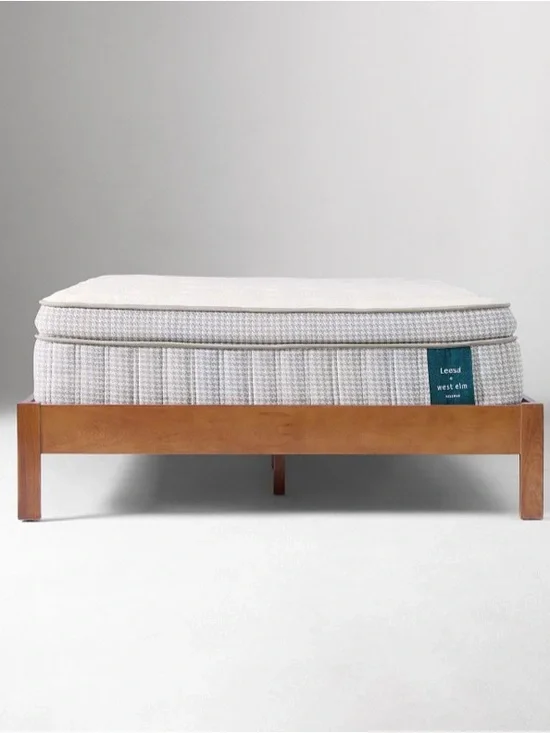 LESESA X WEST ELM QUEEN SIZE NON TOXIC MATTRESS HYBRID - NEW
