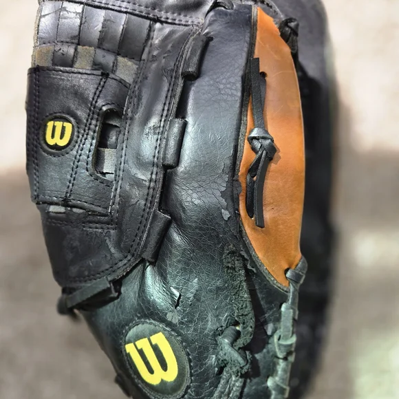 Wilson Black and Brown Baseball Glove