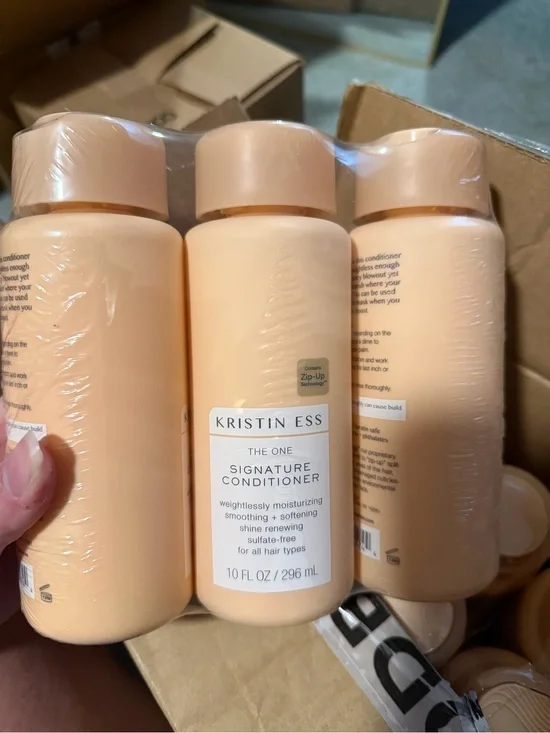 Kristin Ess The One Signature Conditioner Bundle of 3 - Peach Bottle
