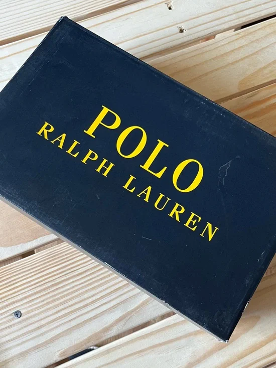 Ralph Lauren Polo Navy Box with Yellow Logo