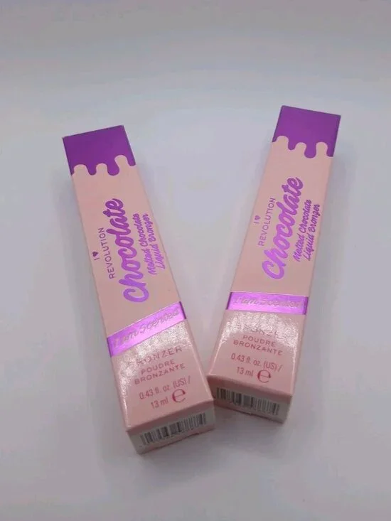 Lot of 2 I Heart Revolution Chocolate Scented Bronzer – 0.43 fl oz (13 ml)