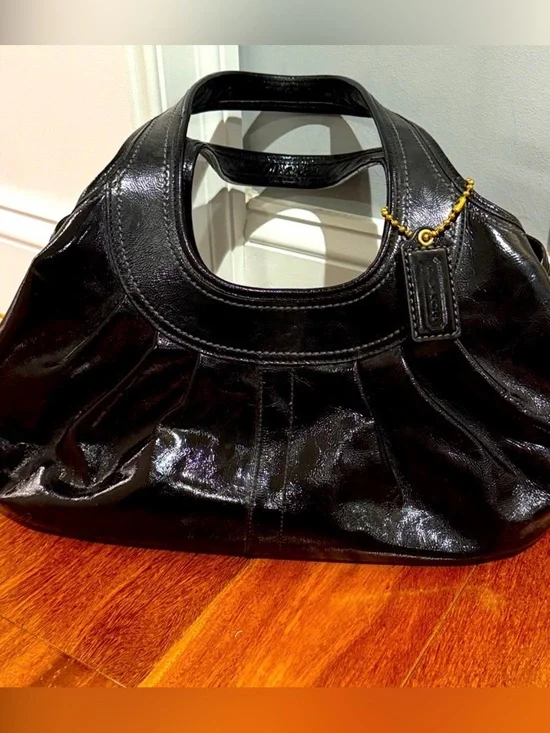 Coach Ergo Pleated leather Hobo Bag