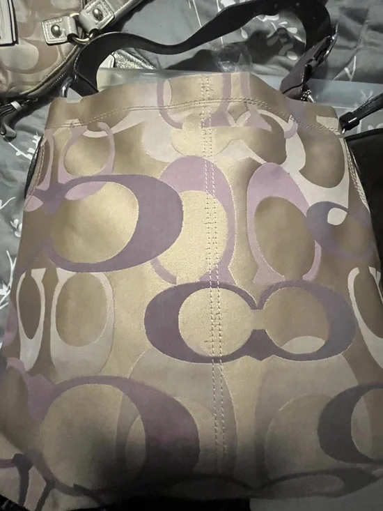 Coach Lavender Interior Shoulder Tote used