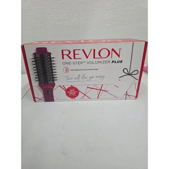 Revlon One-Step Volumizer Plus Hair Dryer Hot Air Brush RVDR5298 Pink New