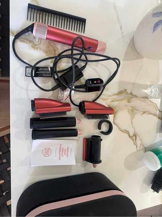 Dyson Pink and Rose Gold Multi-Styler Hair Tool Set