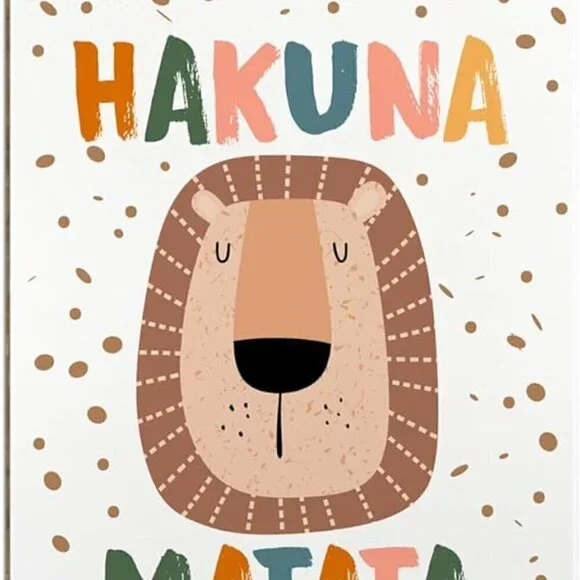 HAKUNA MATATA Wood Wall Decor / BRAND NEW
