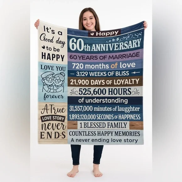 60th Anniversary Commemorative Blanket‎