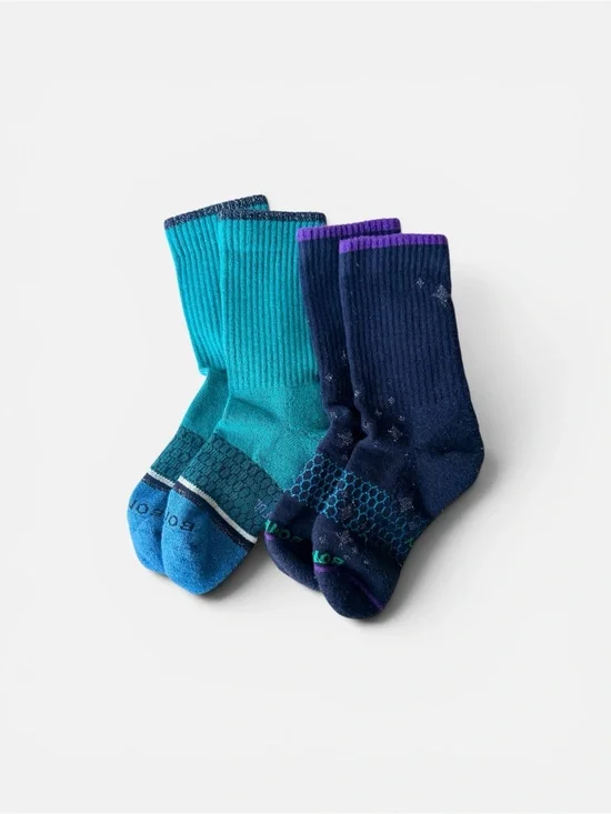 Bombas Kids Wicked Socks Two Pair  Youth