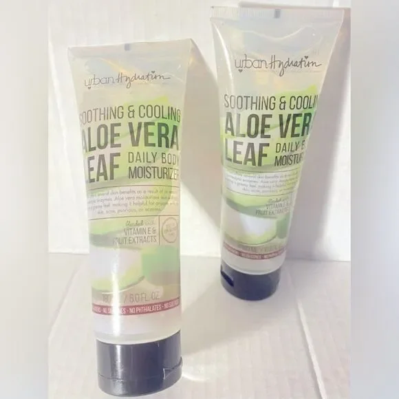 🛍️ Urban Hydration soothing & cooling ALOE VERA LEAF daily body moisturizer 💥