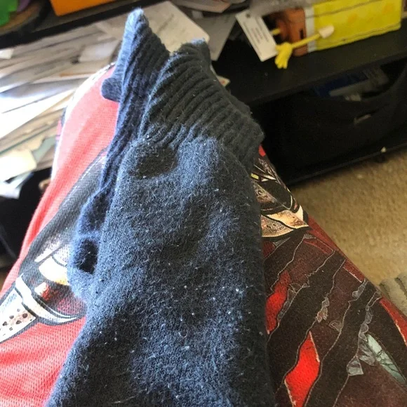 Men's Black Wool Blend Crewneck Sweater