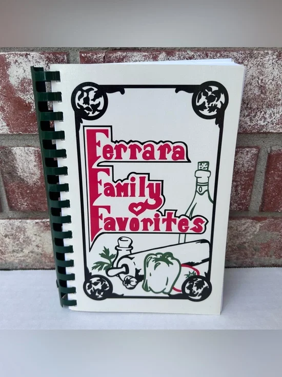 Ferrara Family Favorites Cookbook Vintage Recipes 2002 Spiral-bound