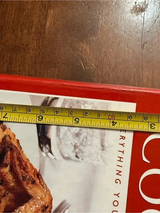 Betty Crocker Red Cookbook with White and Yellow Accents