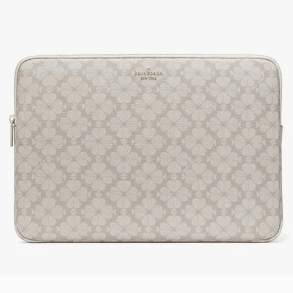 Kate Spade ♠️ NY Spade Flower Universal Laptop Sleeve Case NWT