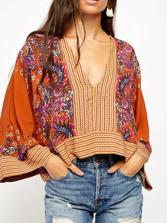 NWOT | Free People | Mix and Match Blouse | size XS