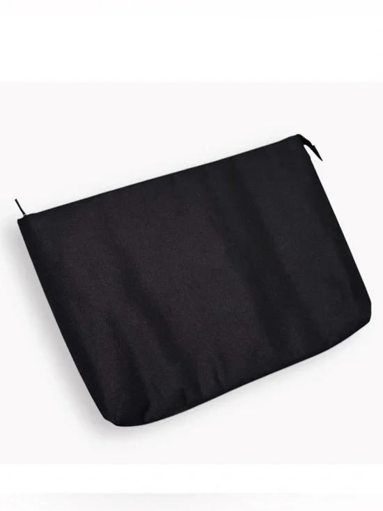 15” Black Canvas Padded Laptop & Tablet Sleeve Case Travel Bag