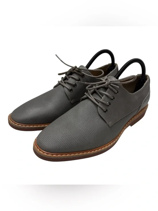 Unlisted by Kenneth Cole Grey Textured Lace-Up Oxfords size 7.5