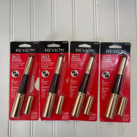 NEW Revlon Jelly Makeup Blender‎ 4 Pack Bundle Gift Travel 26426