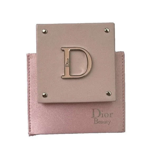 Dior Beauty Mirror Pink With Pouch Flip Mirror