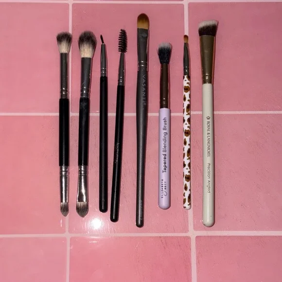 Makeup Brush Lot Vasanti Elizabeth Mott Royal Langnickel Aesthetica 8pc Set
