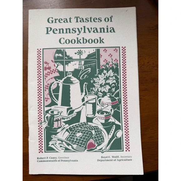 Vintage PA Dept of Agriculture Great Tastes of Pennsylvania Cookbook‎
