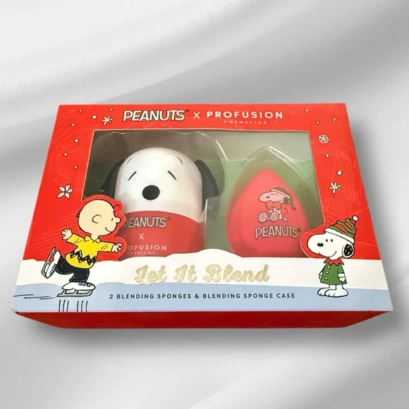Peanuts X Profusion Blending Sponges‎ & Case NIB