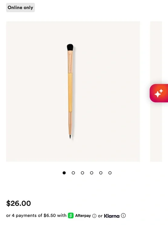 Tarte double ended shadow and liner brush