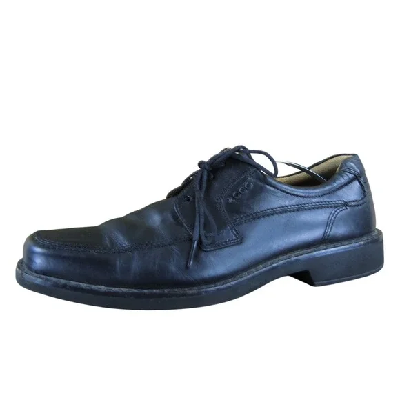 Ecco‎ Men  Derby Oxfords Black Leather Size 42 Medium  Used 2025