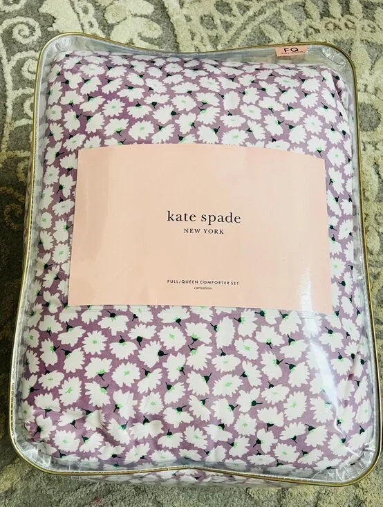 New❤️Kate Spade Cotton Floral Full/Queen Comforter Set