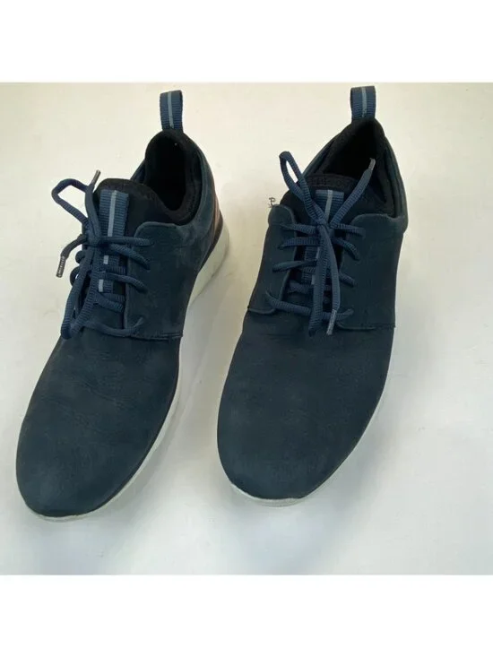 Johnston Murphy Men's XC4 Prentiss Sneaker Size 11 Waterproof Navy Nubuck Shoes